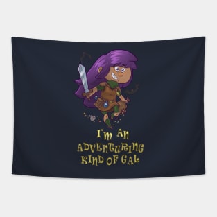 Adventure Gal Tapestry