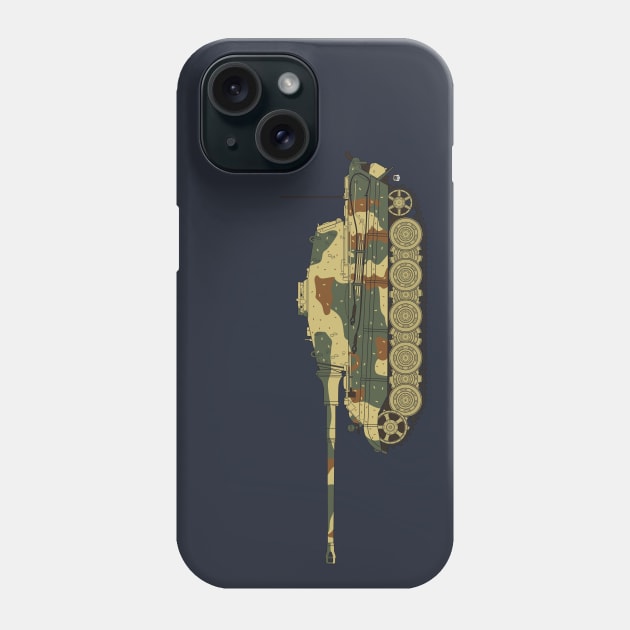 German Tiger II and nothing else Phone Case by FAawRay