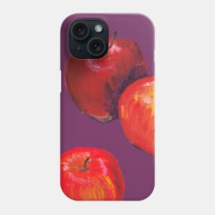 Three Apples - still life fruit for the cooking and gardening lover Phone Case