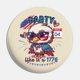 Little Patriot: Party Like It's 1776 Pin