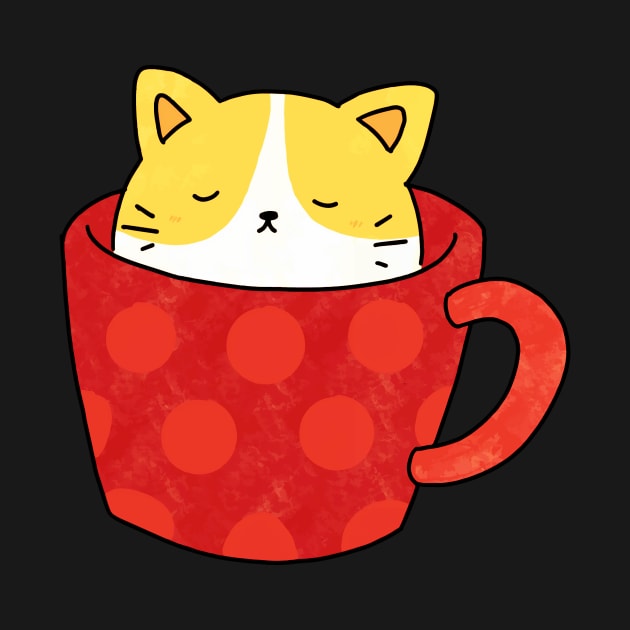 Cute Kitten in a Cup by PhotoSphere