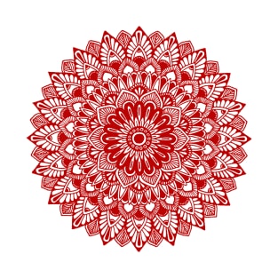 Mandala (red) T-Shirt