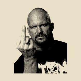Stone Cold Steve Austin // Middle Finger Style T-Shirt