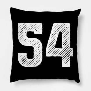 Fifty Four 54 Pillow