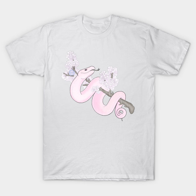 White Sakura Viper: White - Sakura - T-Shirt