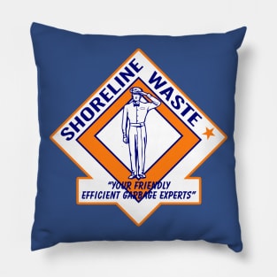 Shoreline Waste Logo Pillow