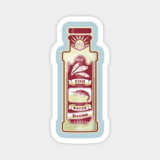 Fish Sauce Illustration Magnet