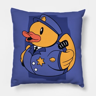 Police Rubber Ducky Pillow