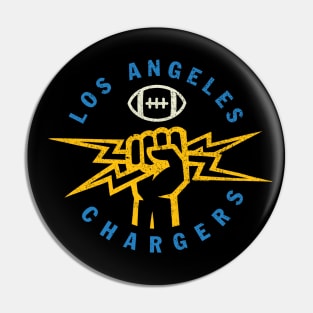 Los Angeles Chargers 3 by Buck Tee Originals Pin