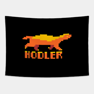 Honey Badger Hodler Tapestry