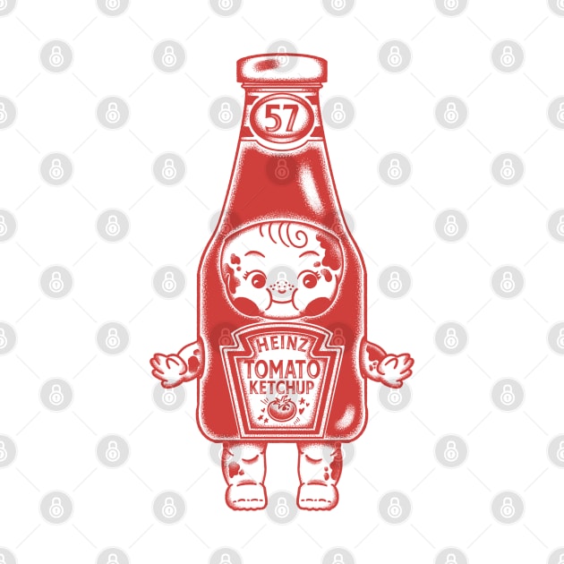 Ketchup Kewpie by The Gumball Machine