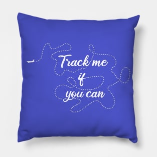 Track me if you can! Pillow