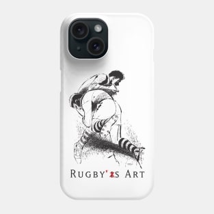 Rugby Front-Tackle by PPereyra Phone Case