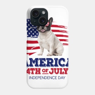 Bulldog Flag USA - America 4th Of July Independence Day Phone Case