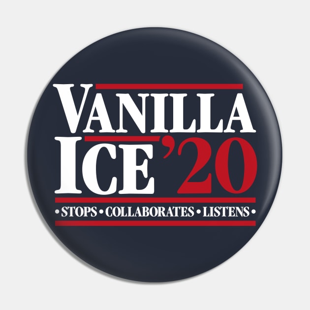 Vanilla Ice 20 - Stops Collaborates & Listens Pin by RetroReview
