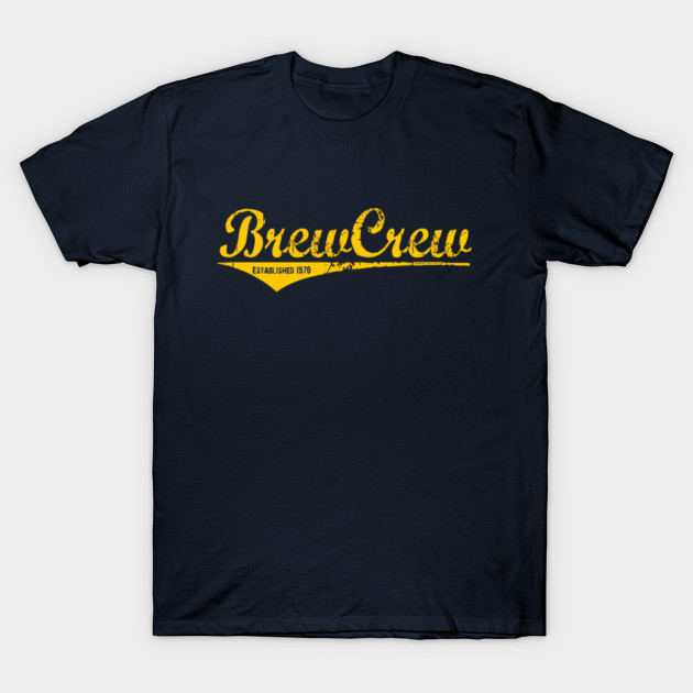 milwaukee brewers brew crew t shirt