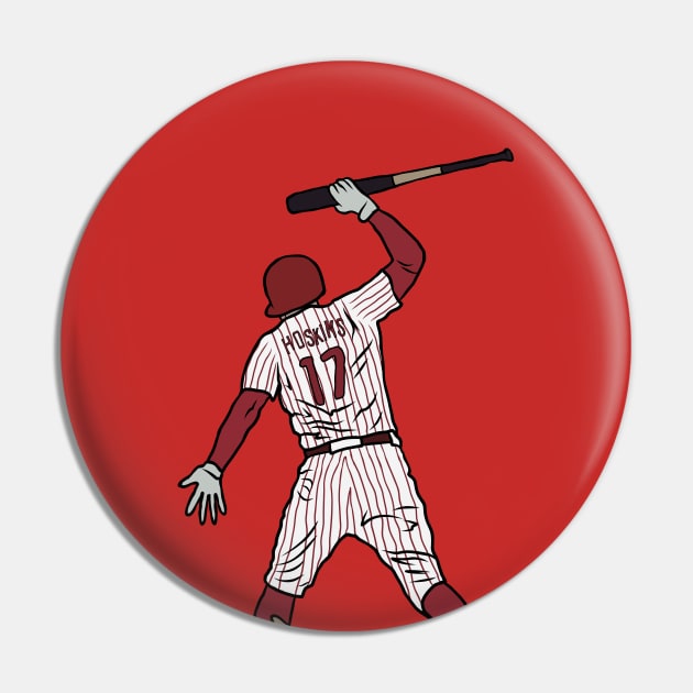 Rhys Hoskins Bat Slam Pin by rattraptees