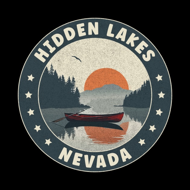 Hidden Lakes Nevada Sunset by turtlestart