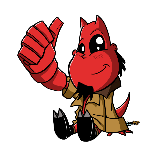 Baby Hellboy by tabslabred