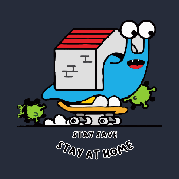 Snail at home by Awkstore