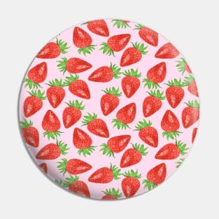 strawberry pattern Pin