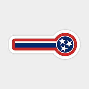 Tennessee State Flag - Three Stars Magnet