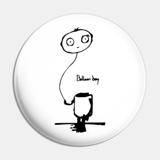 Balloon Boy Pin