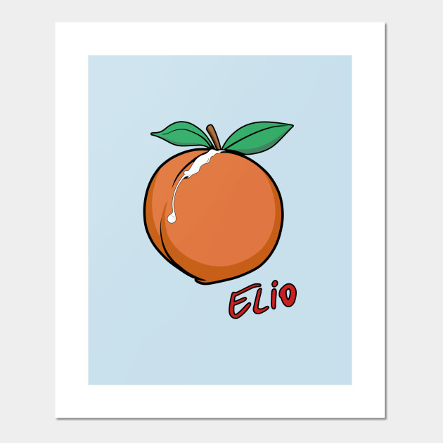 Call Me By Your Name Elios Peach Posters And Art Prints Teepublic Au