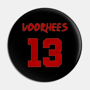 Voorhees Back Number Pin