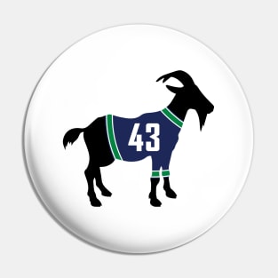 Quinn Hughes GOAT Pin