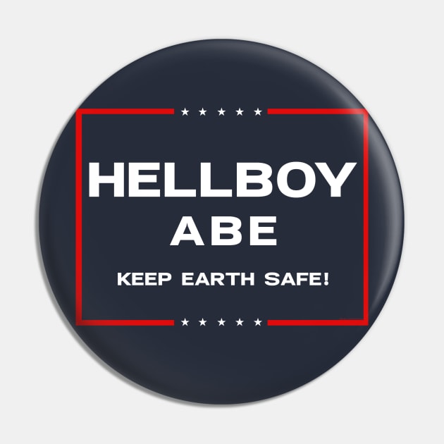 VOTE HELLBOY ABE Pin by ROBZILLA