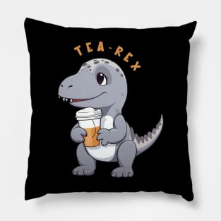 Tea-Rex Pillow