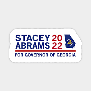 Stacey Abrams for Governor of Georgia 2022 Magnet