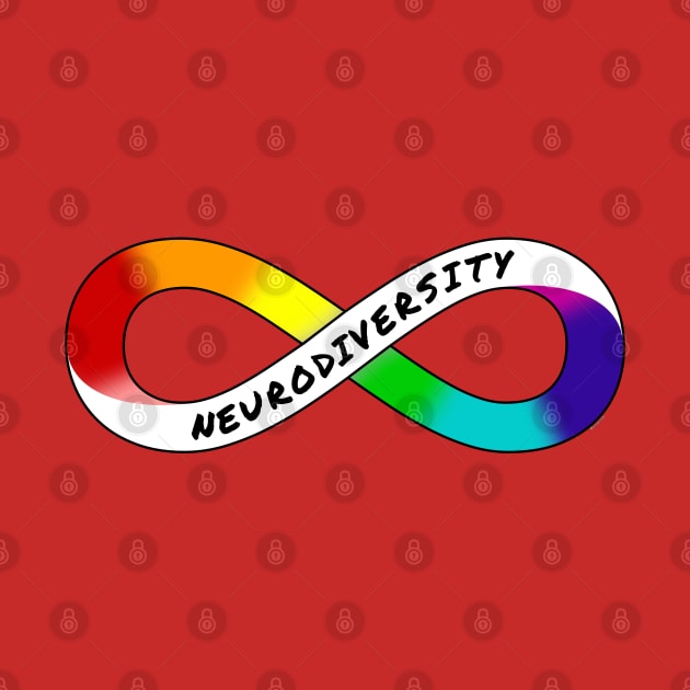 Neurodiversity - Rainbow Infinity Symbol for Neurodivergent Actually Autistic Pride Asperger's Autism ASD Acceptance & Appreciation by bystander