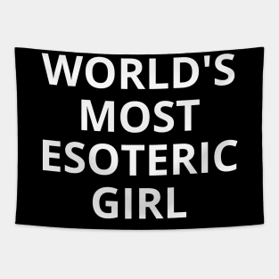 world's most esoteric girl Tapestry