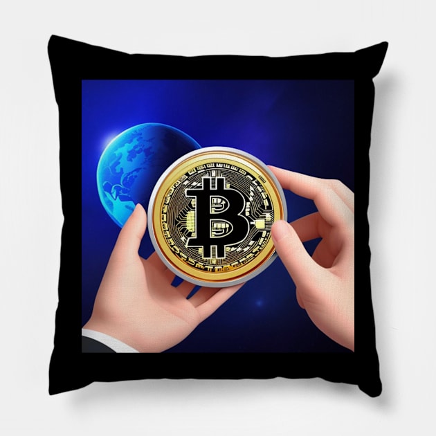 Bitcoin Pillow by My Tee Style