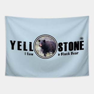 I Saw a Black Bear, Yellowstone National Park Tapestry