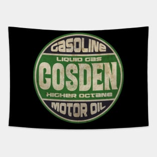 Green Vintage Gasoline Motor Oil Tapestry