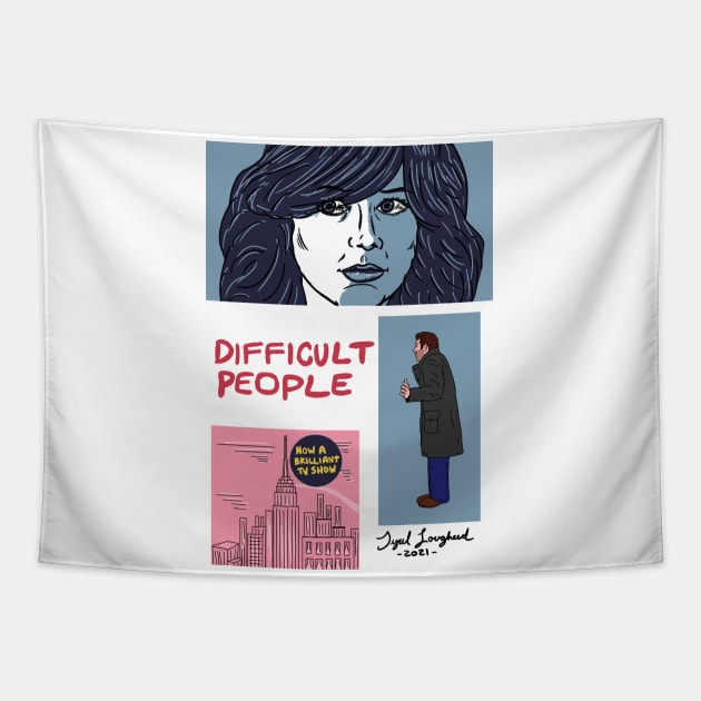 Difficult People as a Graphic Novel - Smaller Tapestry by Tyrel Lougheed