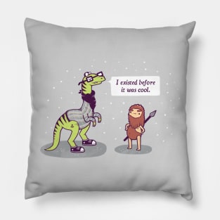 hipster dino Pillow