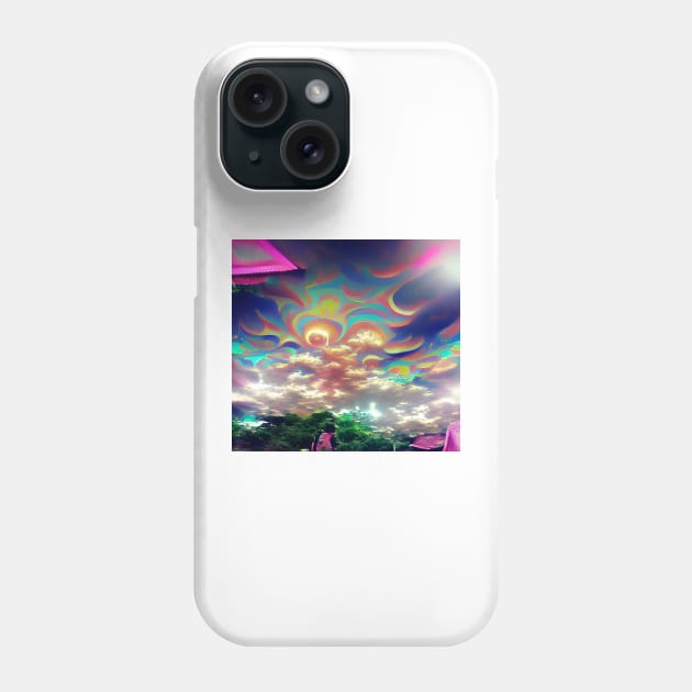 Psychedelic Skybox Phone Case by Mihadom