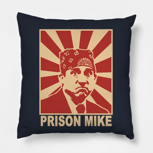 Prison Mike Pillow by RoanVerwerft