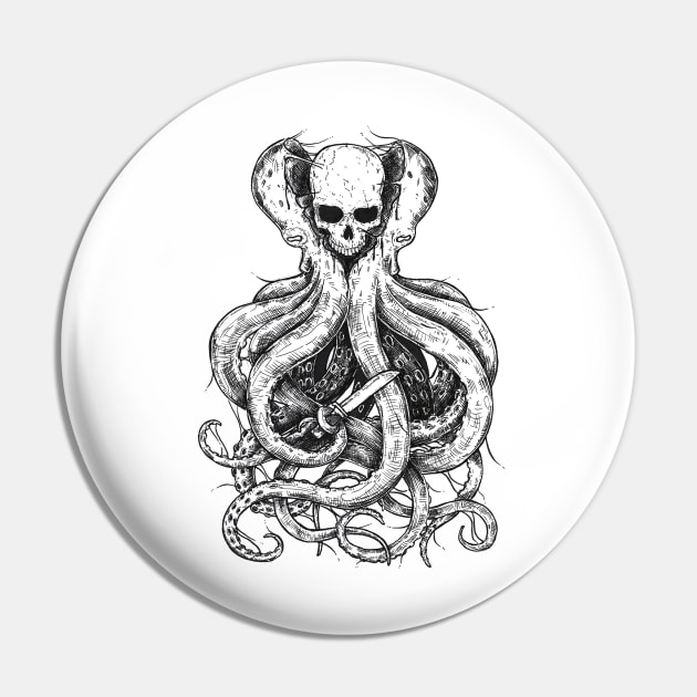 octopus Pin by rudoi