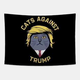 Cats Against Trump, Funny Cat Tapestry