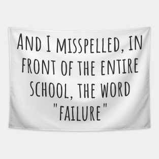 The Word "Failure" Tapestry