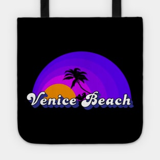 Venice Beach California Souvenir Sunset Design Tote