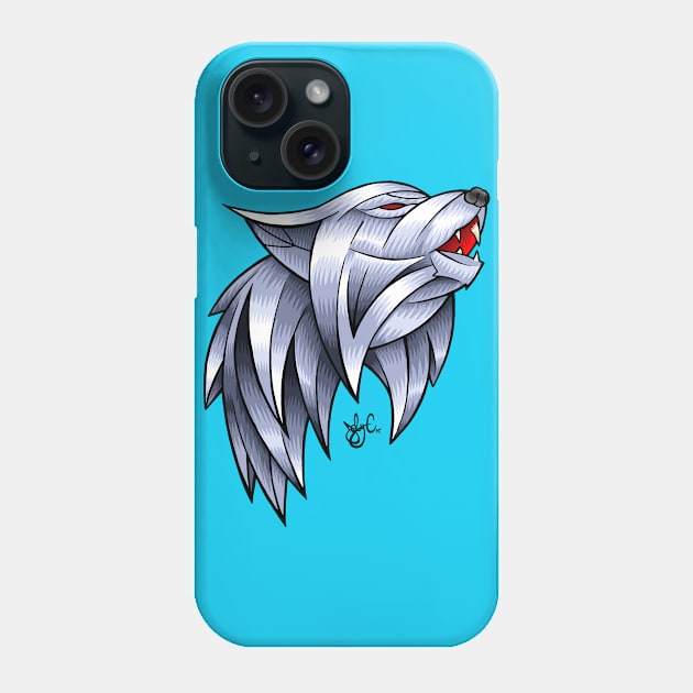 howling wolf Phone Case by jobyc