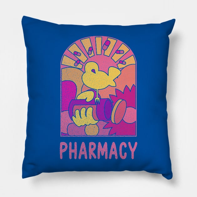 Pharmacy Festival Pillow by RxBlockhead