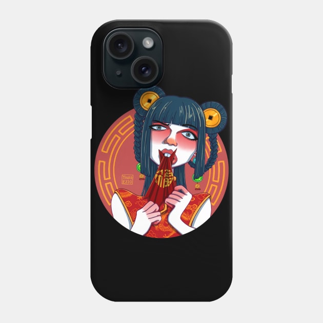 Year of the Metal Rat Phone Case by Tihara