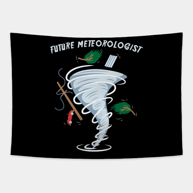 Meteorology Future Meteorologist Tapestry by Shirtjaeger